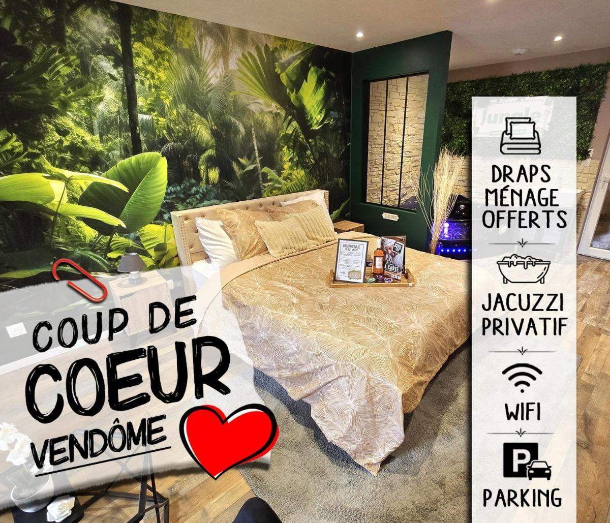 Appartement Chambre Cosy - Jacuzzi - Little Room Vendôme Esterno foto